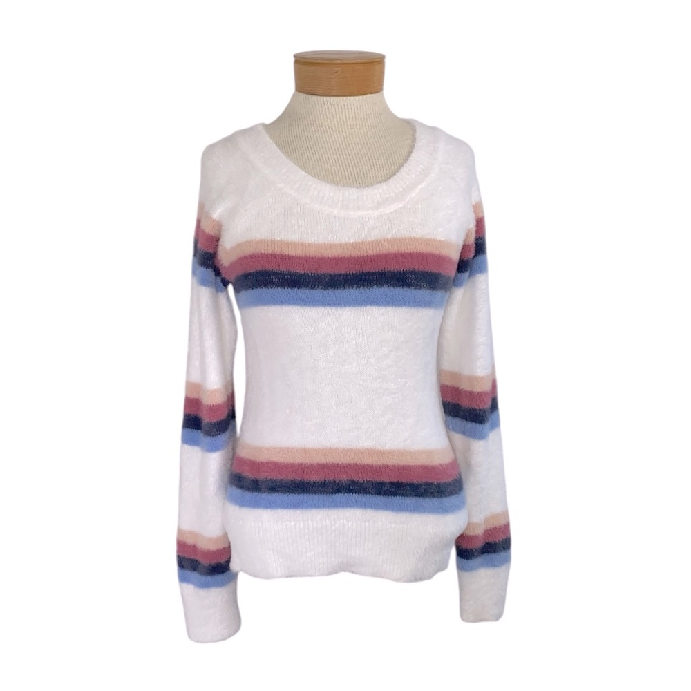 Abercrombie Kids 15/16 Girl Fuzzy Soft Stripped